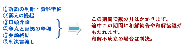 訴訟の流れ